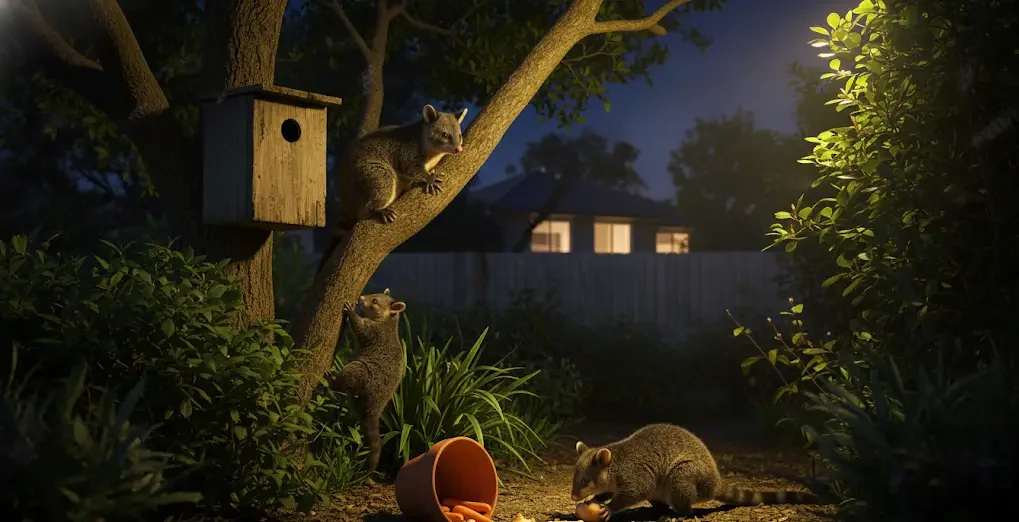Possums Return for Shelter and Food