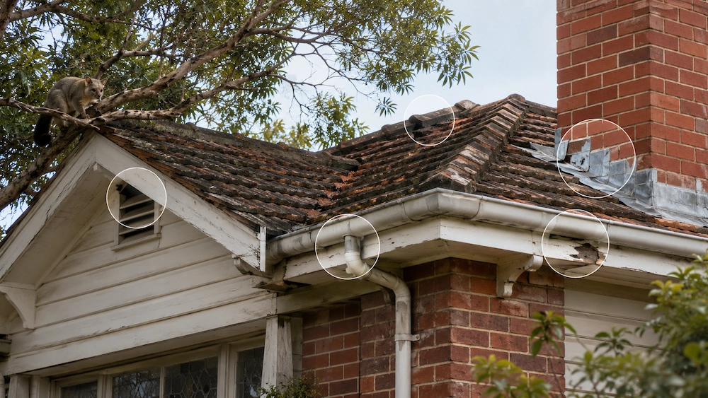Possum in Roof Melbourne: Why Older Homes Attract Possums