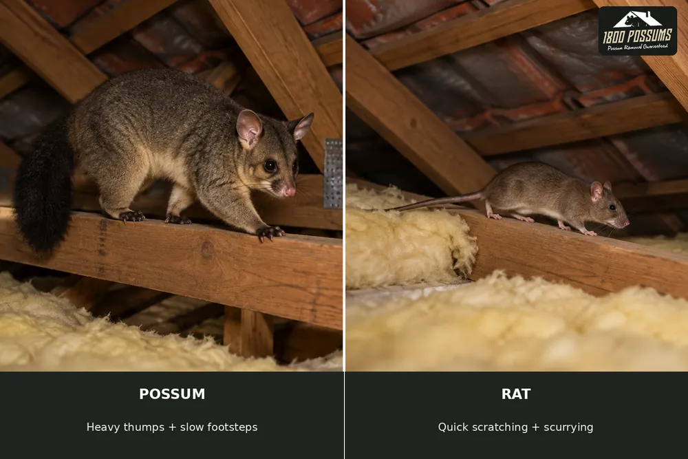 Possum or Rat in Roof? Your Ceiling Has the Answer